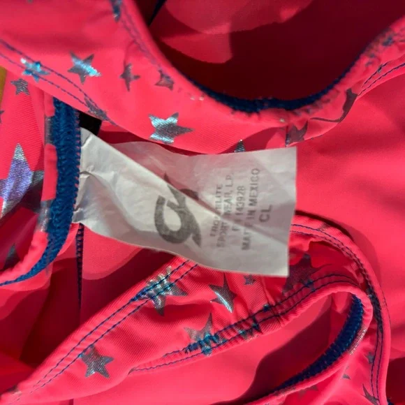 GK Kids Leotard - Pink and Blue - Picture 4 of 6
